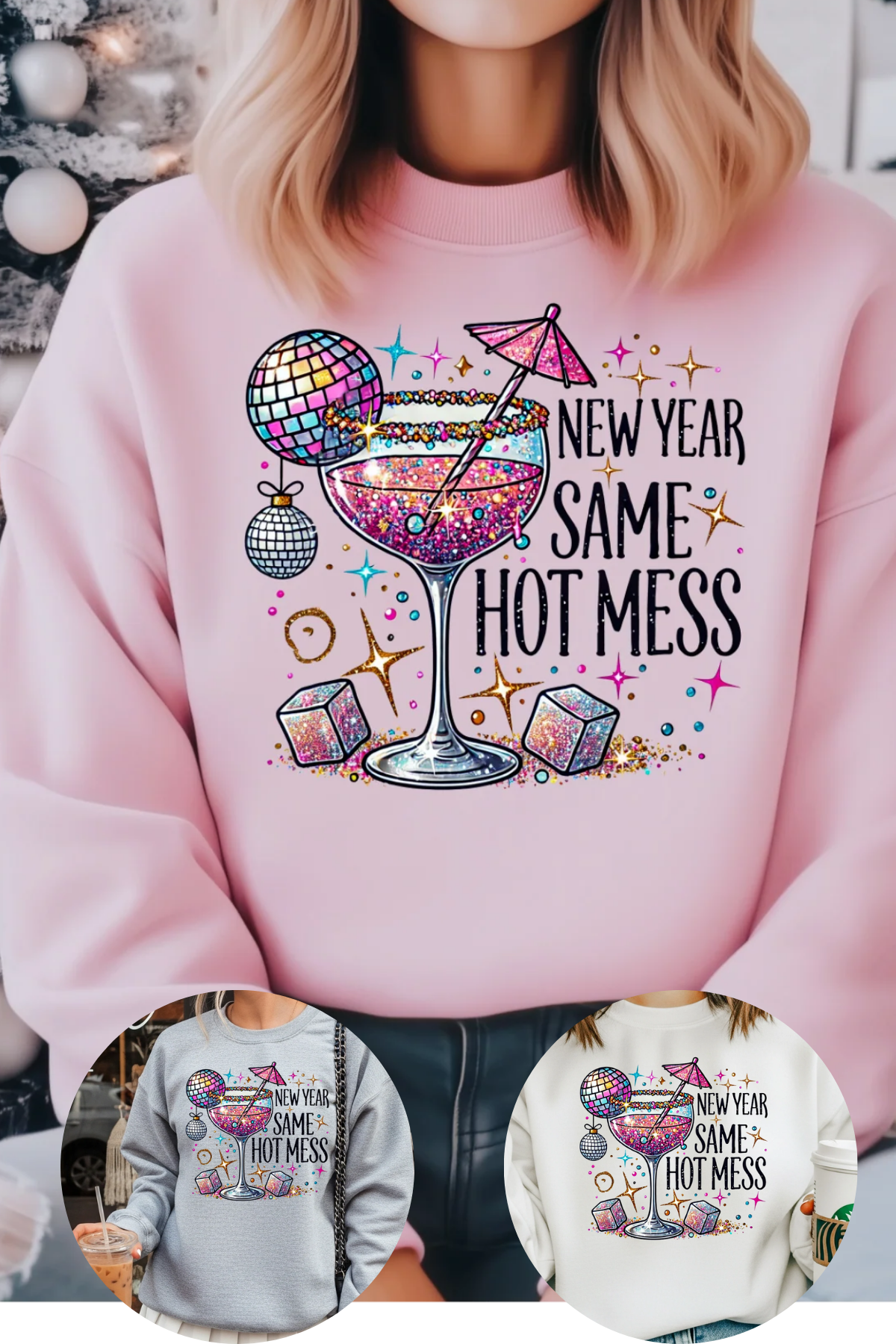 New Year Hot Mess Sweatshirt