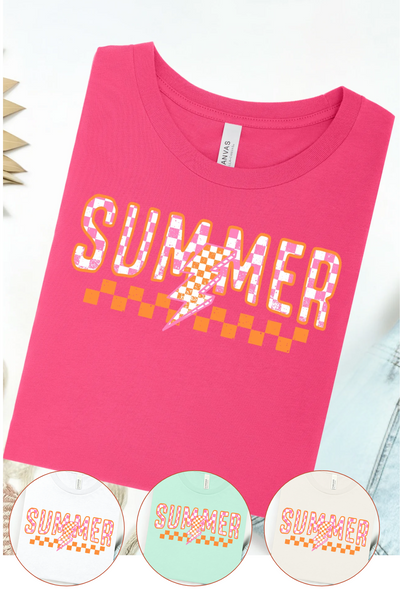 Shockin’ Summer Vibes  Bella Canvas T-Shirt