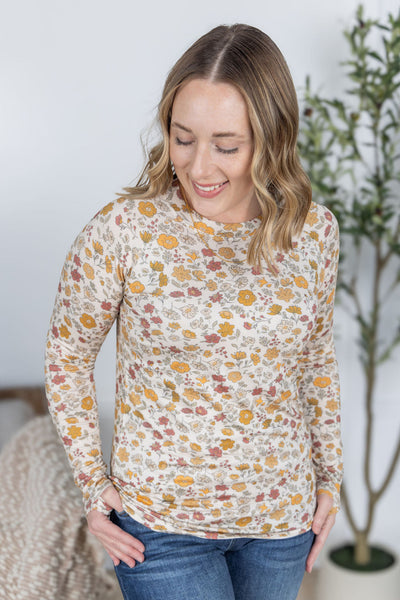 IN STOCK Blair Long Sleeve Top - Fall Vintage Floral