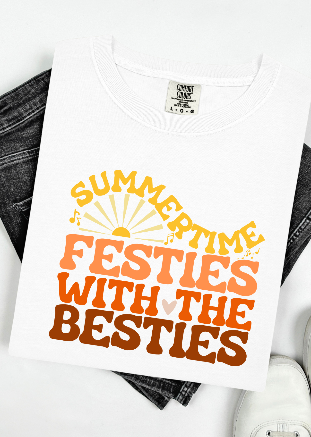 Festies With the Besties Comfort Colors T-Shirt