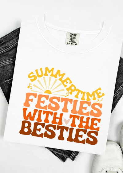 Festies With the Besties Comfort Colors T-Shirt
