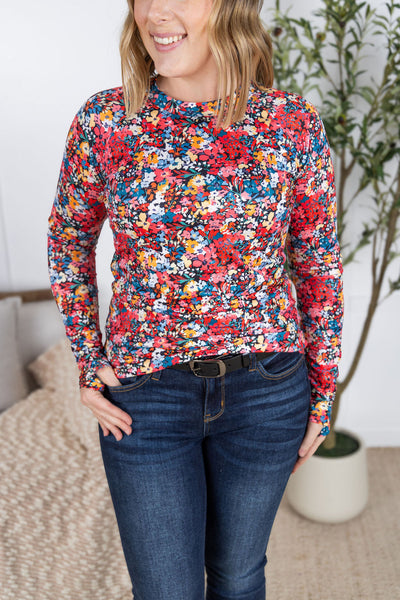 IN STOCK Blair Long Sleeve Top - Bright Floral