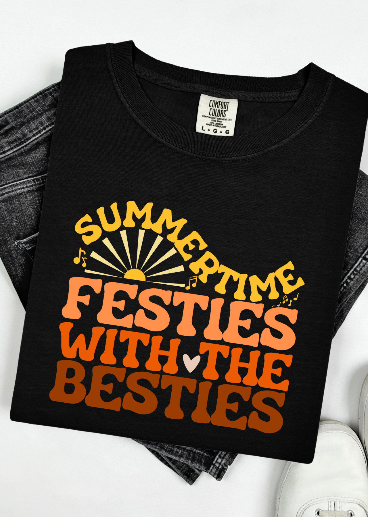 Festies With the Besties Comfort Colors T-Shirt