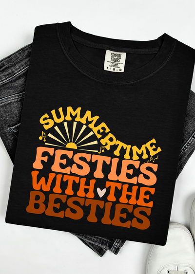 Festies With the Besties Comfort Colors T-Shirt