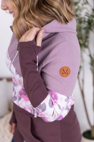 IN STOCK Colorblock Fullzip - Purple, Autumn Blossom, and Plum