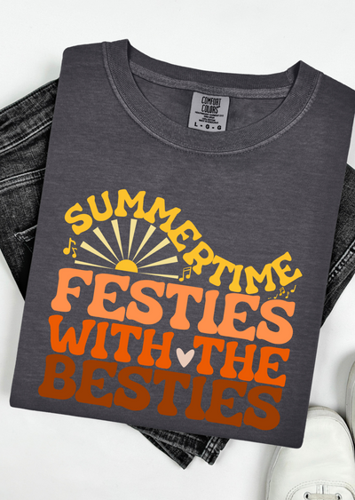 Festies With the Besties Comfort Colors T-Shirt