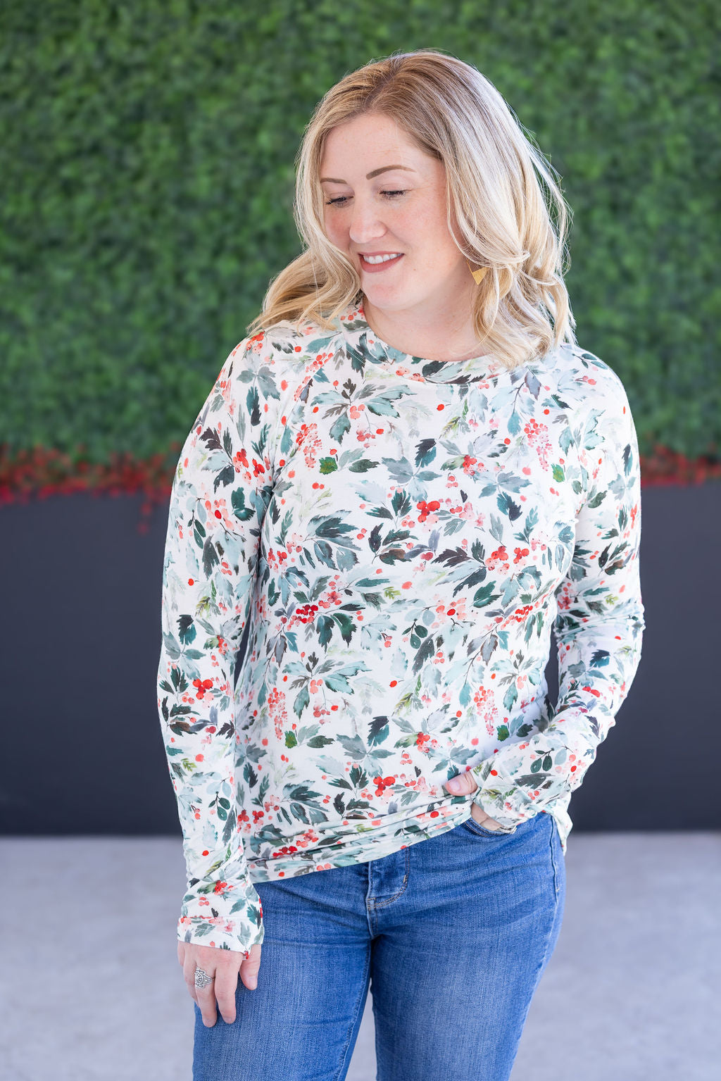 IN STOCK Blair Long Sleeve Top - Winter Berry