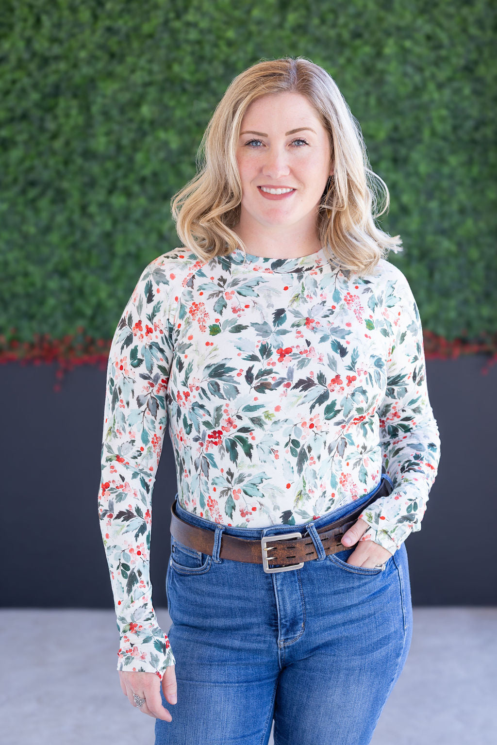 IN STOCK Blair Long Sleeve Top - Winter Berry