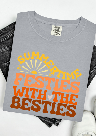 Festies With the Besties Comfort Colors T-Shirt