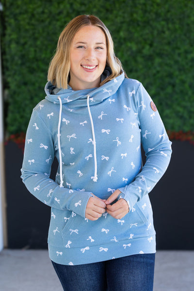 IN STOCK Ashley Hoodie - Teal Ribbons