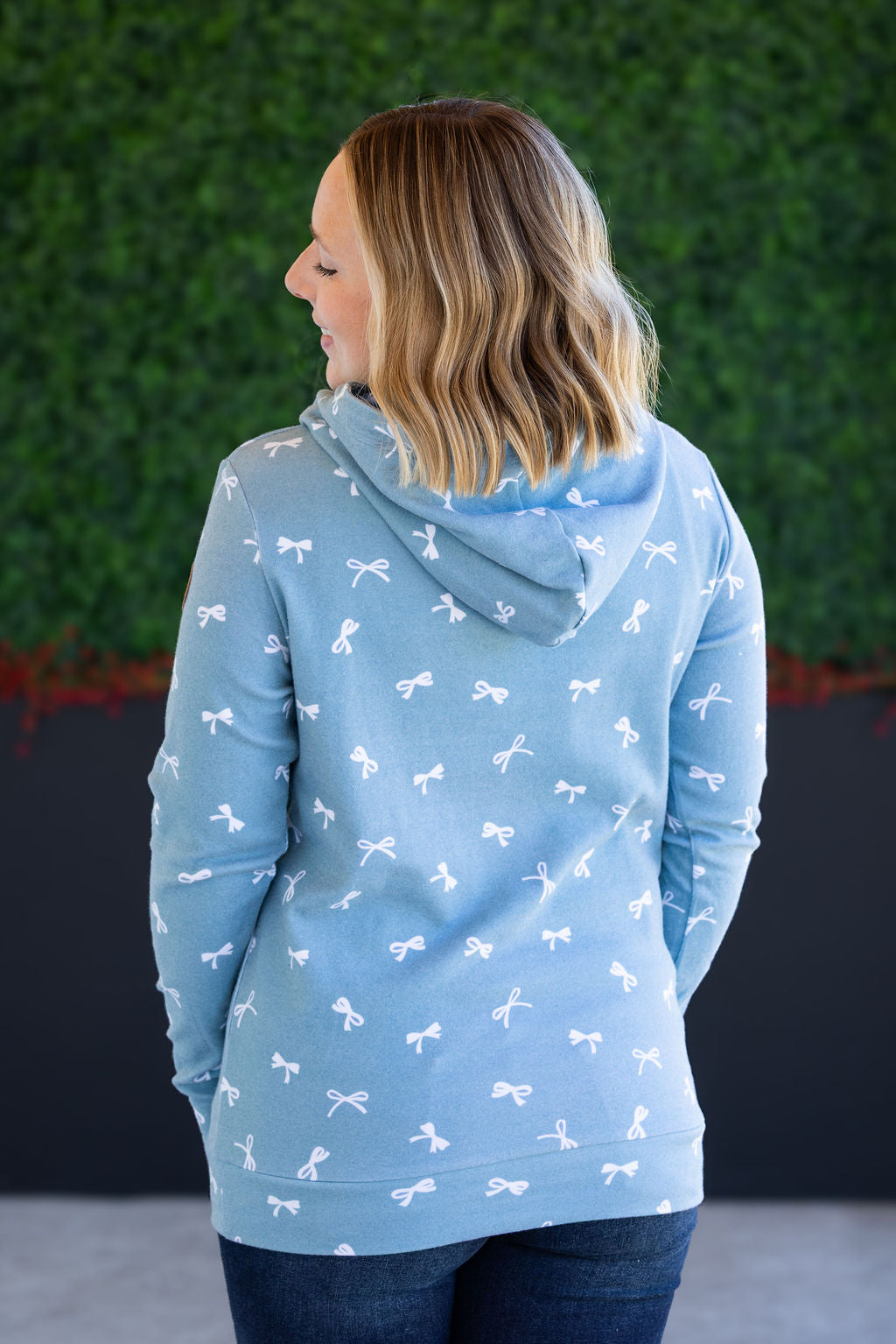 IN STOCK Ashley Hoodie - Teal Ribbons