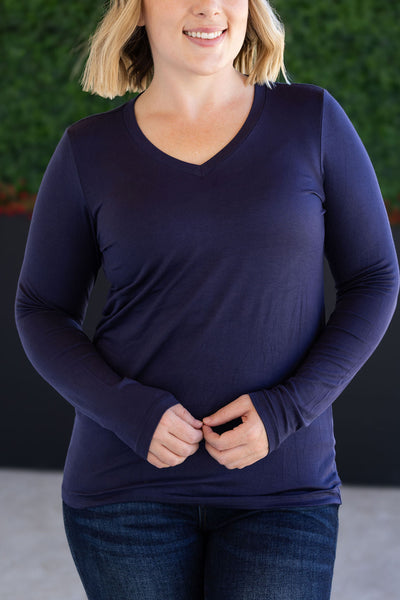 IN STOCK Larissa Long Sleeve - Navy