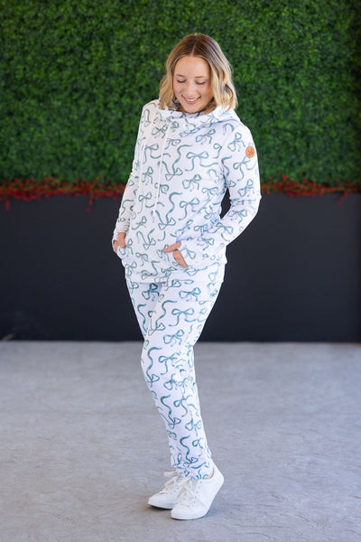 IN STOCK Ashley Hoodie - Green Ribbons