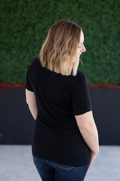 IN STOCK Chloe Cozy Tee - Black