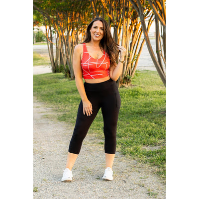 Ready to Ship | The Cassandra - Black CAPRI with POCKETS  - Luxe Leggings by Julia Rose®