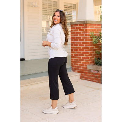 PreOrder | The Gabriella -Black  High Waisted Gaucho Pants
