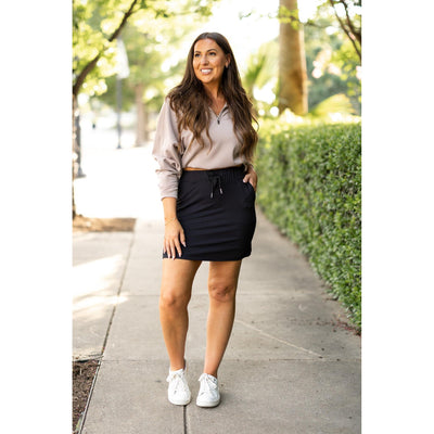 PreOrder  | The Kristina BLACK Jogger Skirt