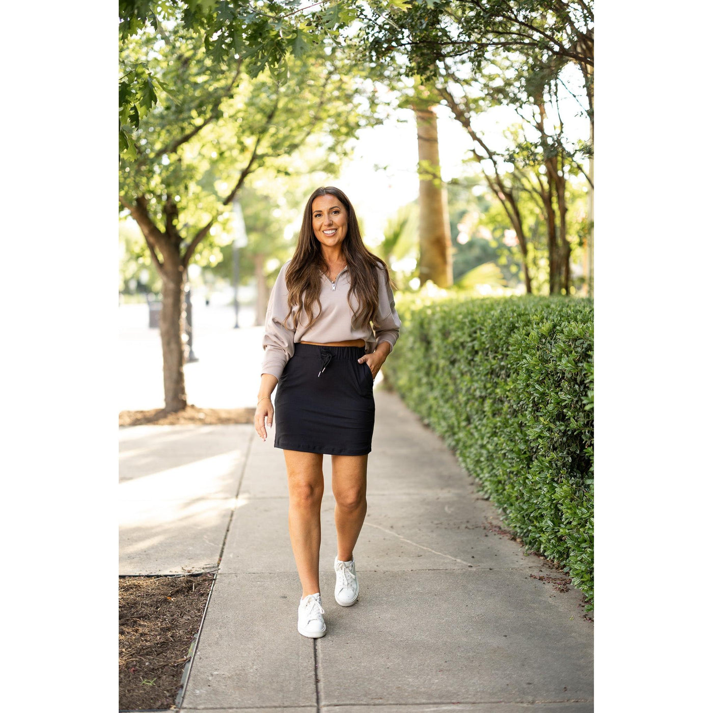 PreOrder  | The Kristina BLACK Jogger Skirt