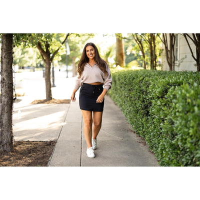 PreOrder  | The Kristina BLACK Jogger Skirt