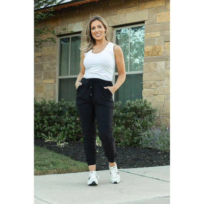 Ready to Ship | The Reagan - Black Joggers  - Luxe Leggings by Julia Rose®