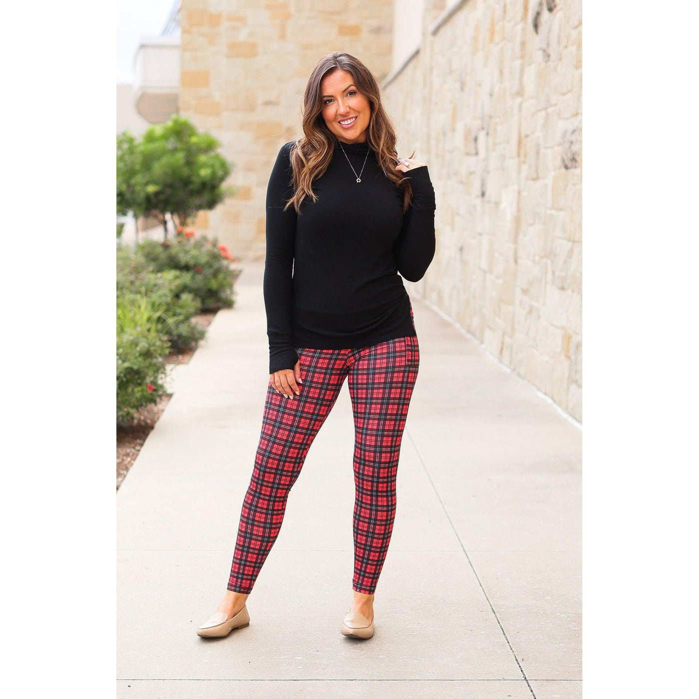 PreOrder | The Holly Plaid Leggings