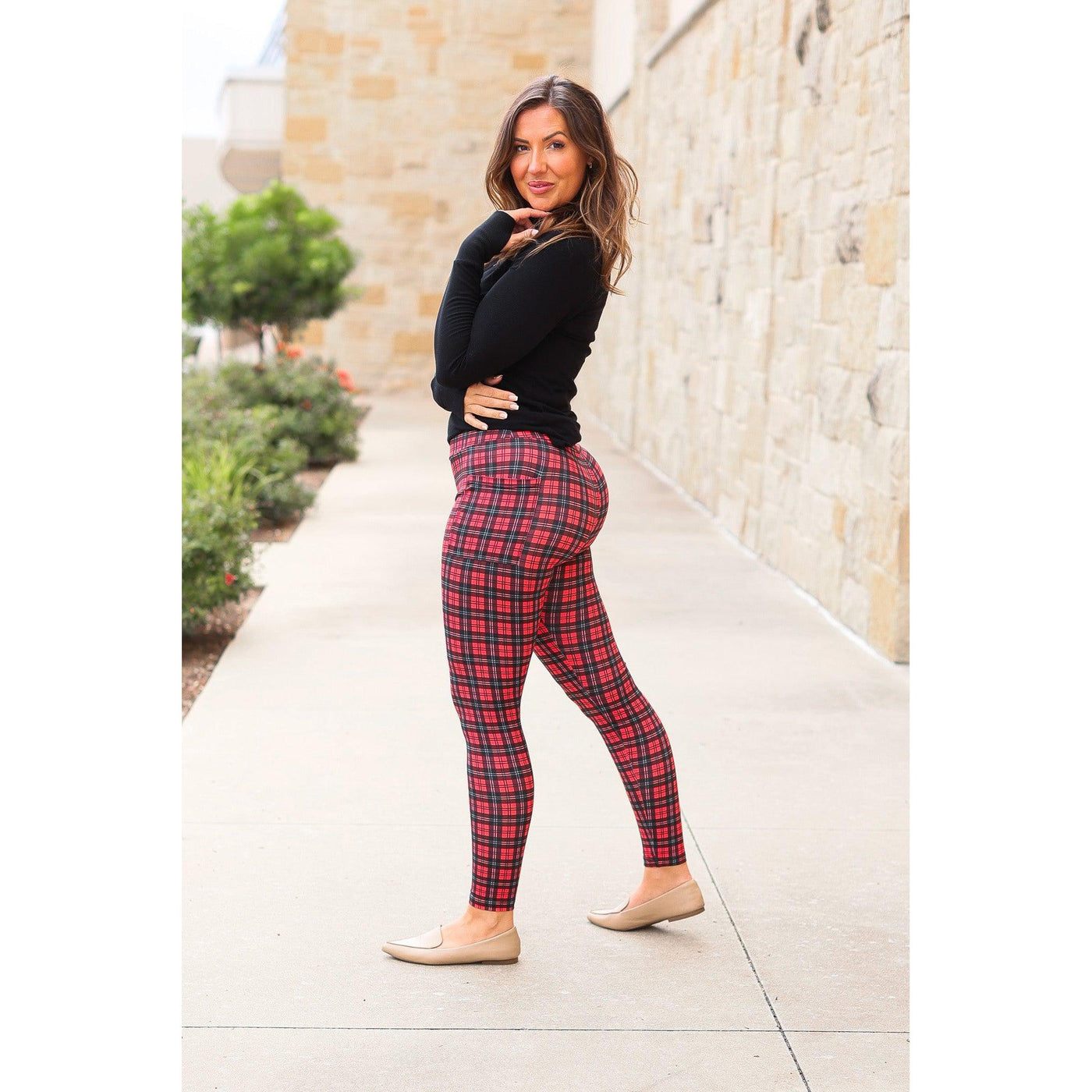 PreOrder | The Holly Plaid Leggings