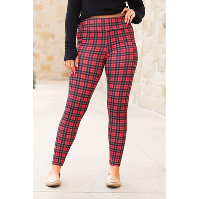 PreOrder | The Holly Plaid Leggings