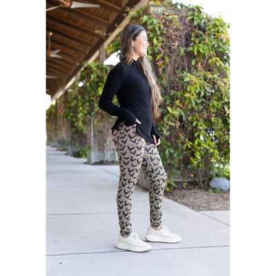 Ready to Ship | The Bianca - Leopard Bats Leggings