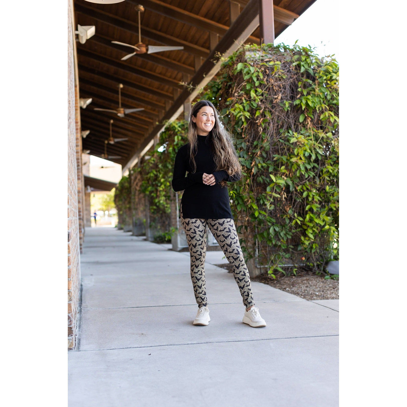 Ready to Ship | The Bianca - Leopard Bats Leggings