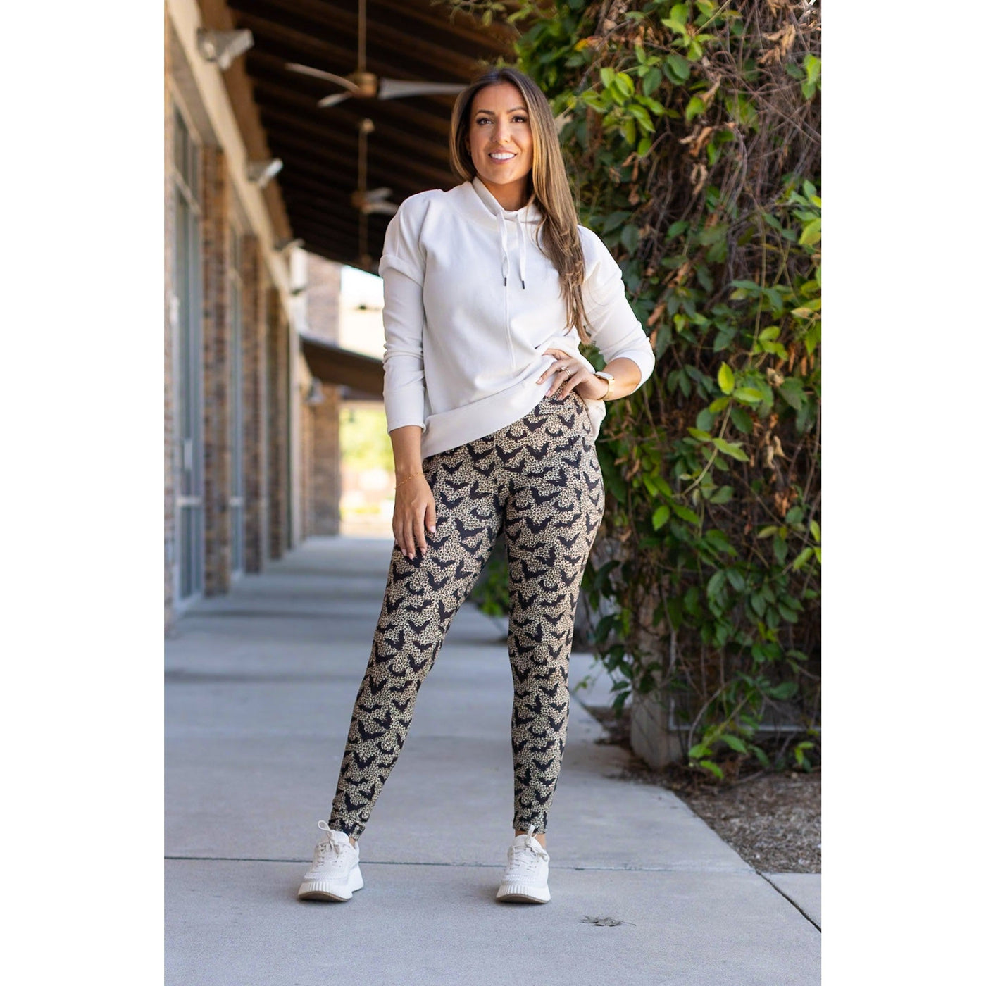 Ready to Ship | The Bianca - Leopard Bats Leggings