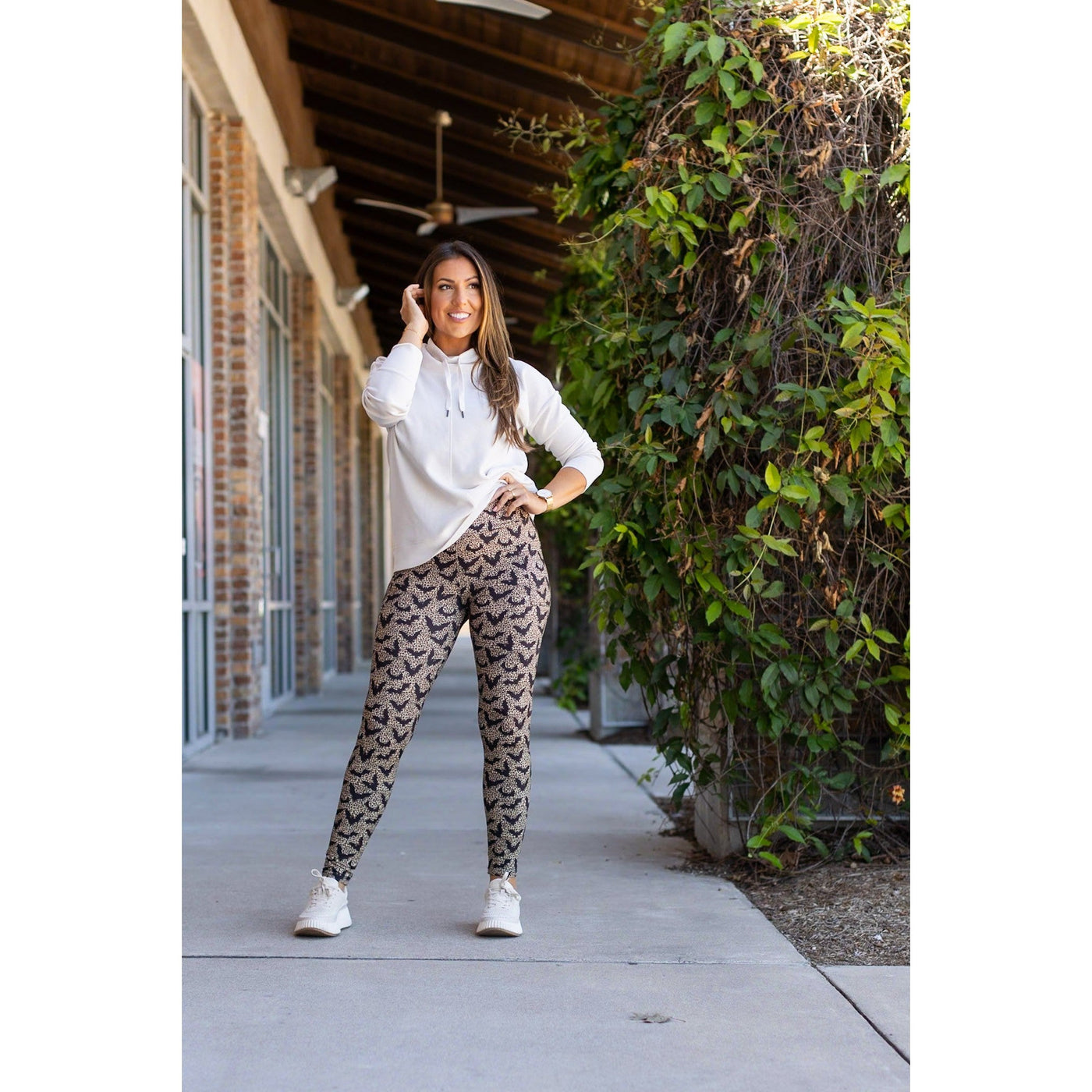 Ready to Ship | The Bianca - Leopard Bats Leggings