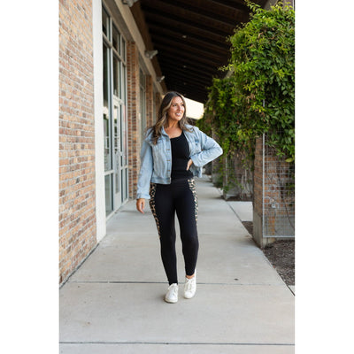 Ready to Ship | The Lexi - Leopard 2.0 Panel Leggings