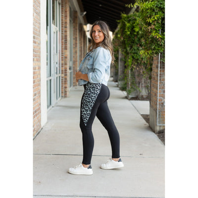 PreOrder | The Sabrina - Snow Leopard Panel Leggings