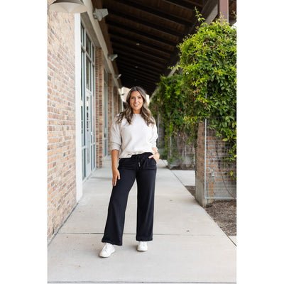 PreOrder | The Morgan - Casual Loose Fit LUXE Wide Leg Pants