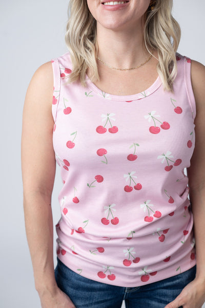 IN STOCK Ava Tank - Cherries