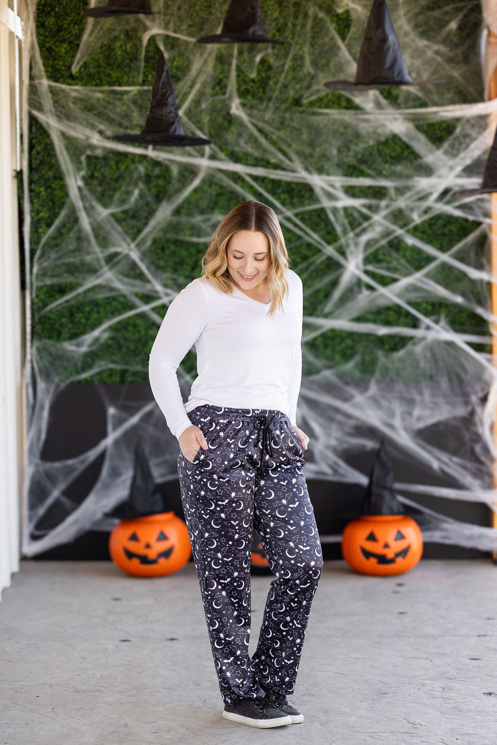 IN STOCK Lounge Pants - Midnight Bats
