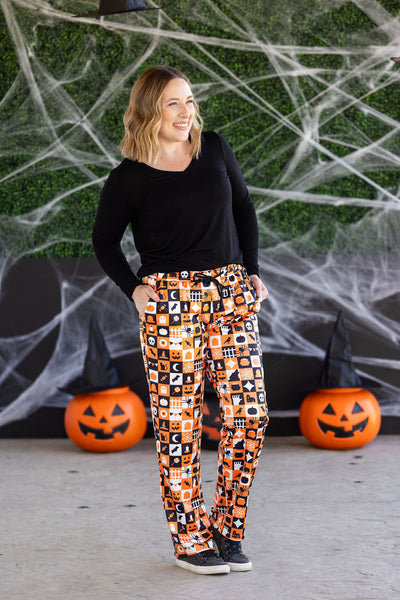 IN STOCK Lounge Pants - Trick-Or-Treat Checkered