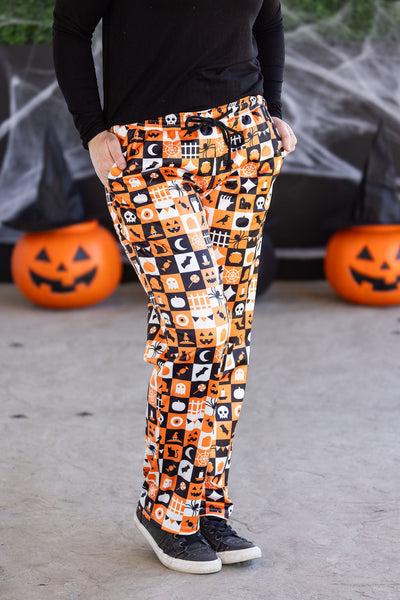 IN STOCK Lounge Pants - Trick-Or-Treat Checkered
