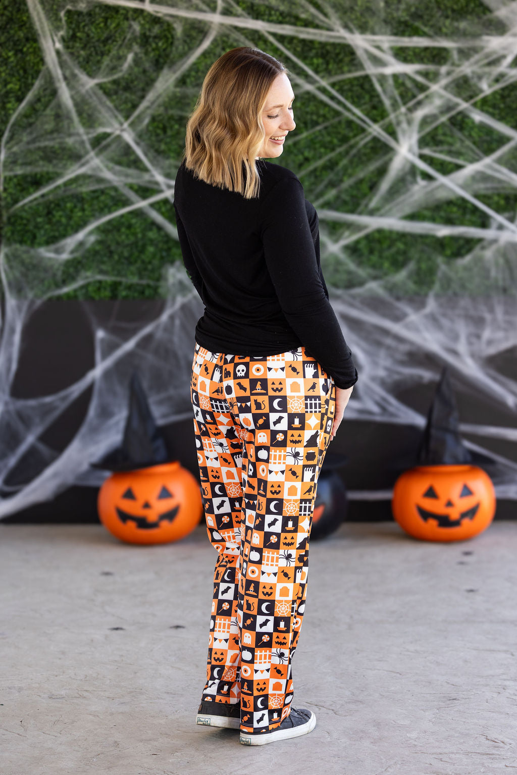 IN STOCK Lounge Pants - Trick-Or-Treat Checkered