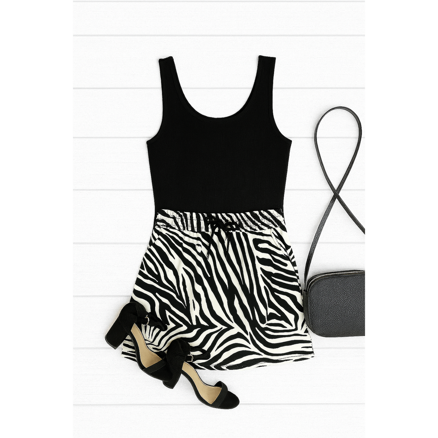 Ready to Ship | The Zoe - Zebra Print Jogger Skirt