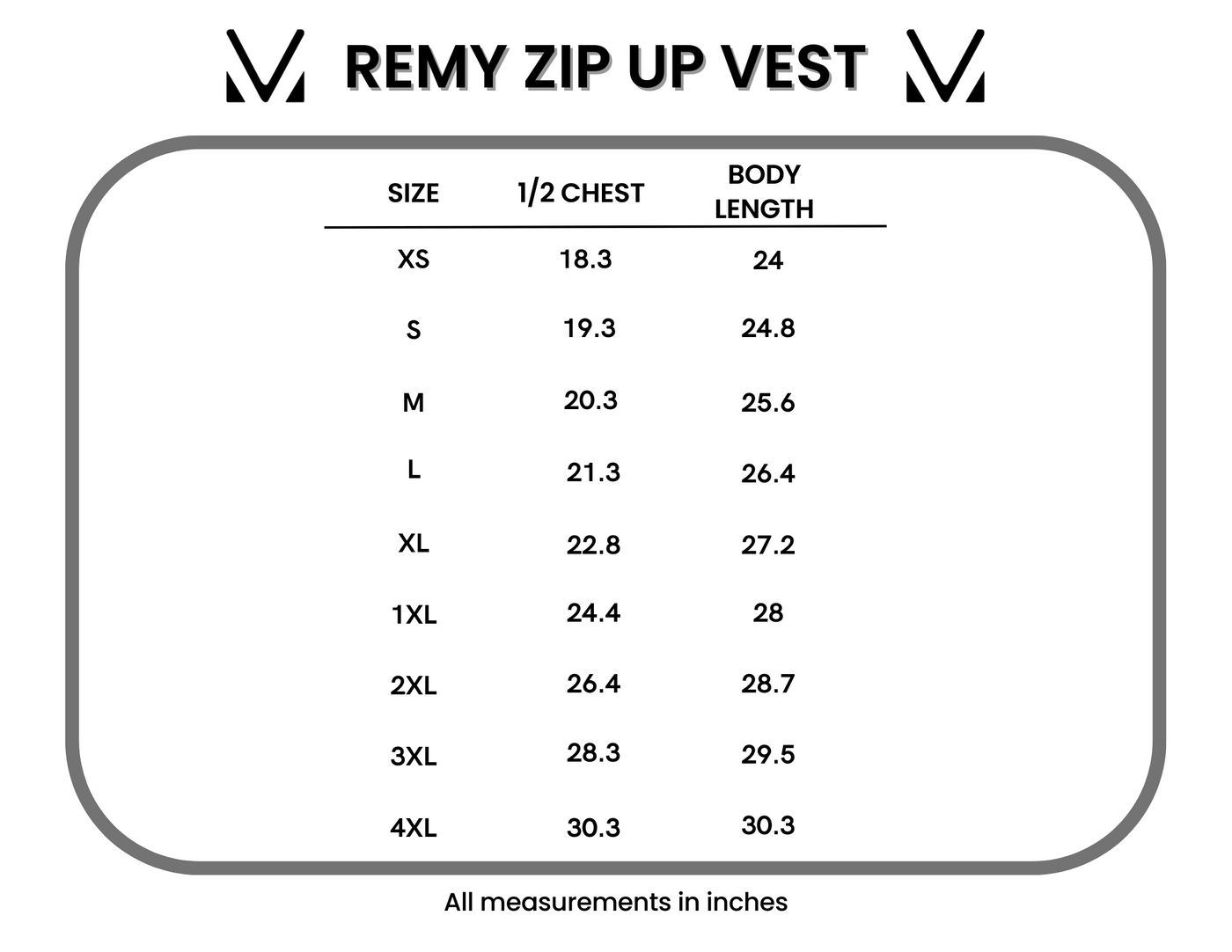IN STOCK Remy Zip Up Vest - Charcoal