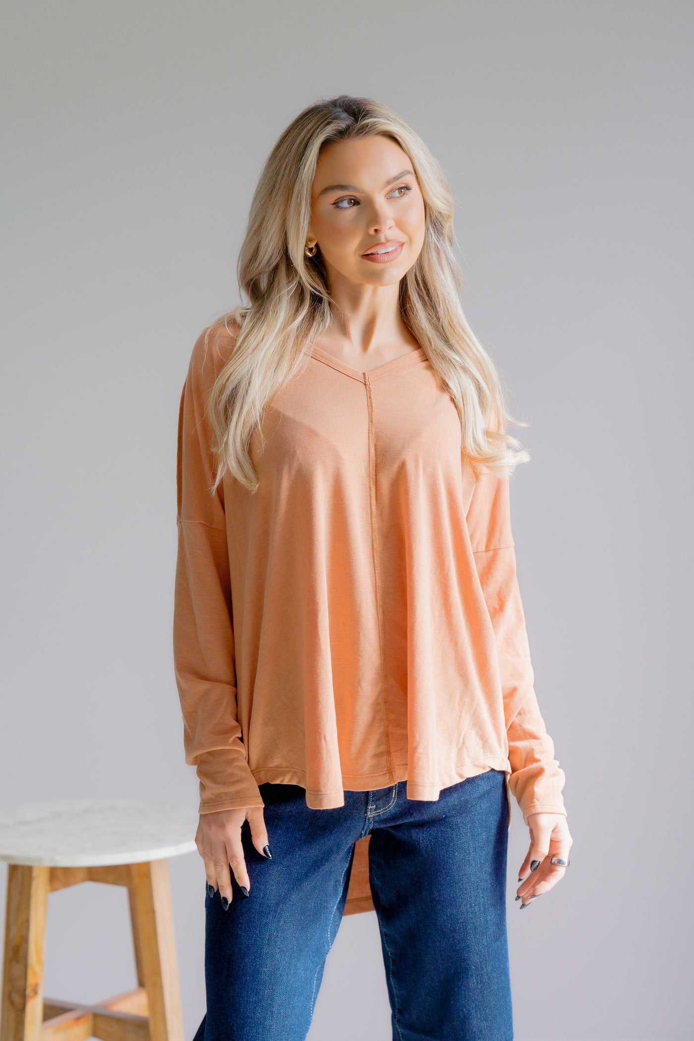 Burnished Horizon Long Sleeve Top