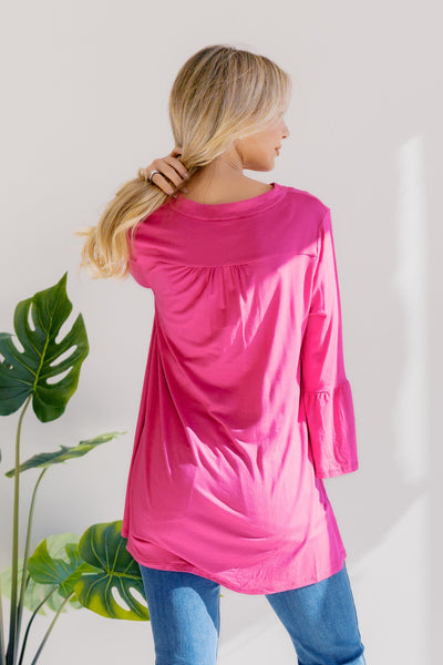 Vivid Petal Swing Top