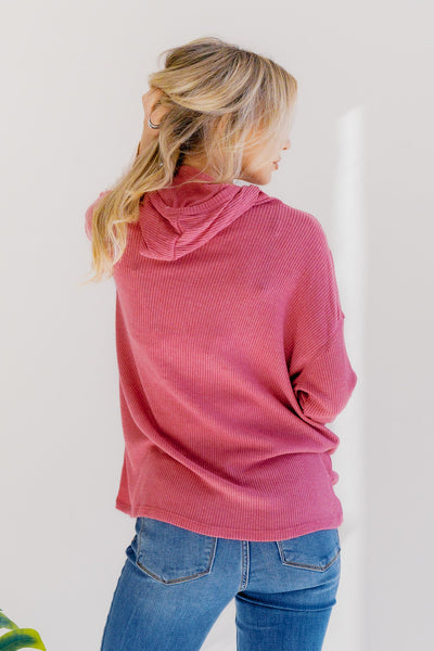 Blush Veil Thumbhole Hoodie