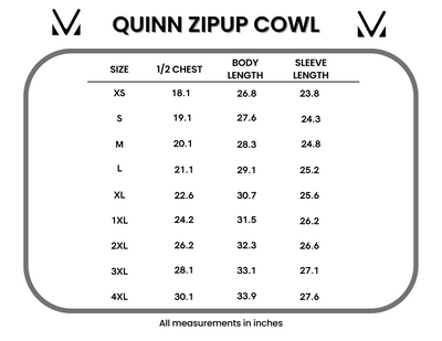 IN STOCK Quinn ZipUp Cowl - Evergreen