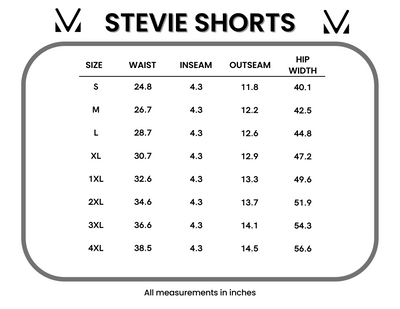 IN STOCK French Terry Stevie Shorts - Seabreeze FINAL SALE