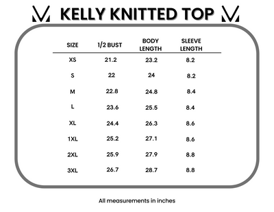 IN STOCK Kelly Knitted Top - Plum