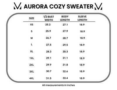 IN STOCK Aurora Cozy Sweater - Hunter Green