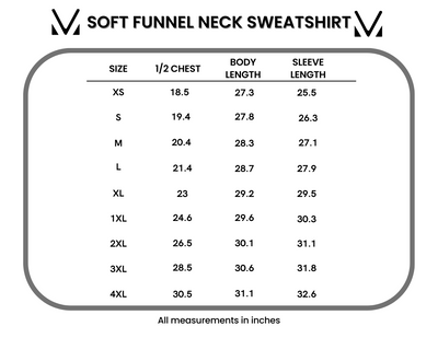 IN STOCK Soft Funnel Neck - Sapphire Floral