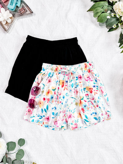 IN STOCK Jamie Shorts - Watercolor Floral
